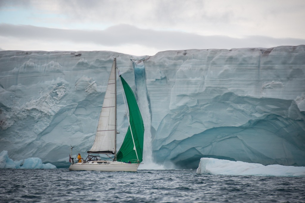 Barba at the Østfonna glacier