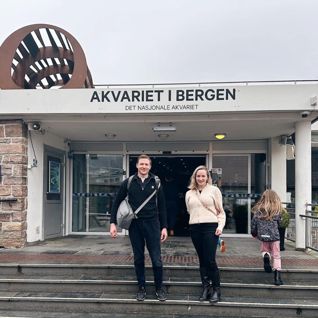 In front of the Bergen Aquarium 2024